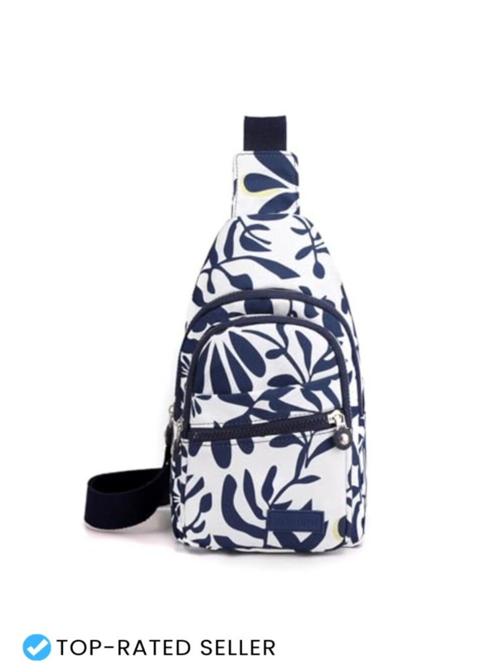 Water Resistant Nylon Sling Crossbody Bag Adjustable Strap Travel Purse